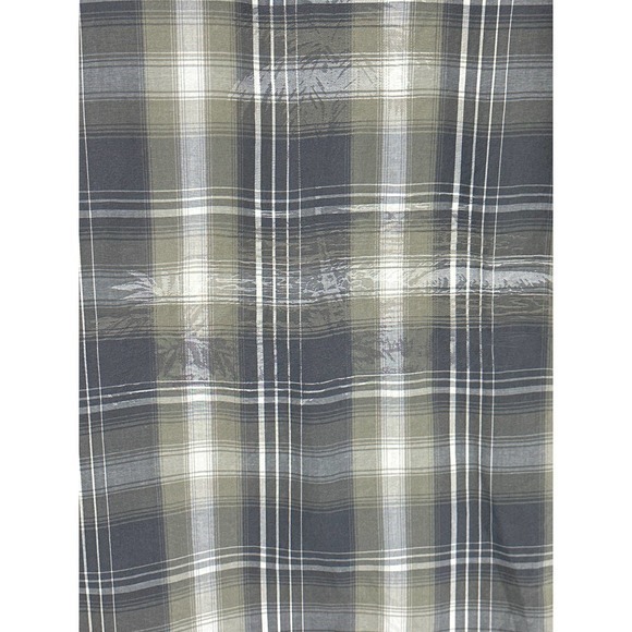 Quiksilver Shirt Mens XL Extra Large Button Plaid‎ Aloha Camp Western - Picture 7 of 14